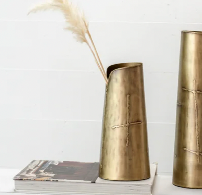 BRASS VASE