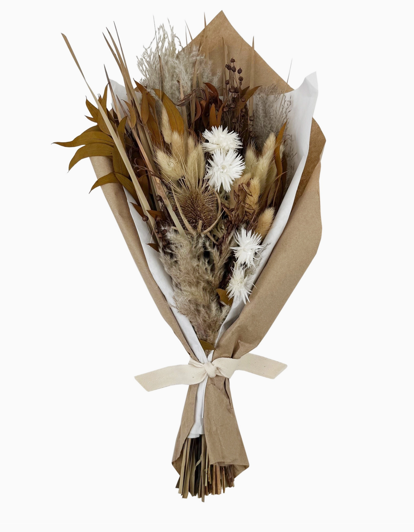 STRAWFLOWER AND VIENNA GRAINS FLORAL BOUQUET