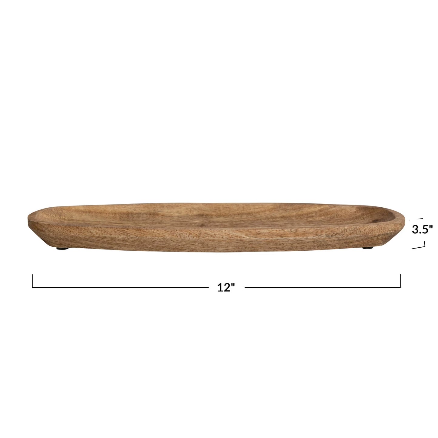 MANGO WOOD DISH, NATURAL