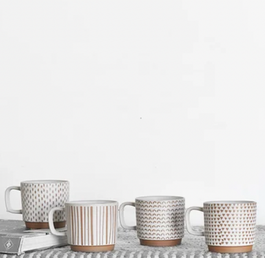 ASST. PATTERNED MUGS
