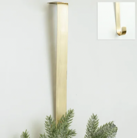 14" GOLD WREATH HANGER