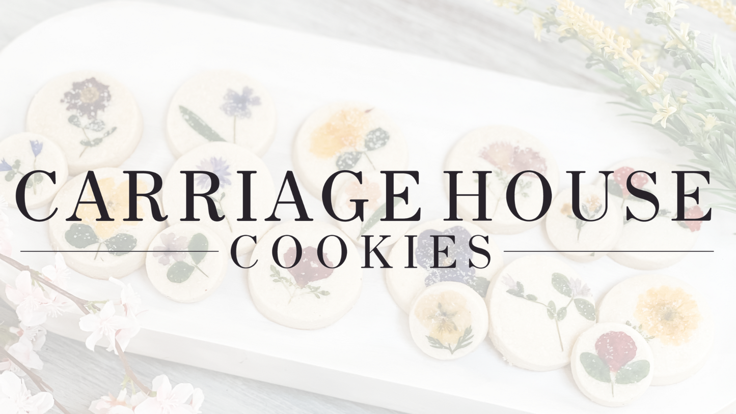 ORGANIC FLOWER PRESSED COOKIES (12)
