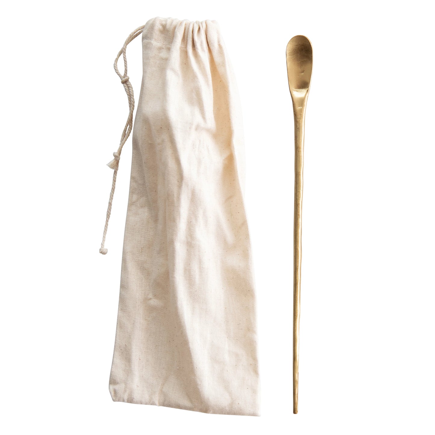 BRASS COCKTAIL SPOON