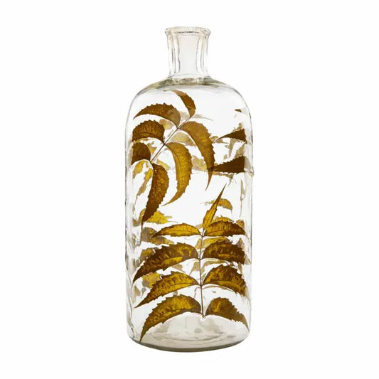 PRESSED LEAVES VASE- SHORT